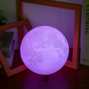 Personalized Moon Lamp Custom Photo Text USB Rechargeable Night Light