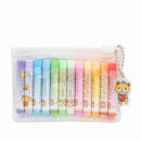 12PCS Small Column Eraser Set Cute Pencil Erasers For Students