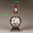 Chinese Antique Ceramic Vase Enamel Flower Bird Porcelain Decor