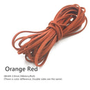 3MM 5M Faux Suede Leather Cord Flat Velvet Beading Thread Cord