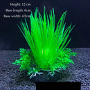 Artificial Aquarium Plants Green Plastic Underwater Fish Tank Decor