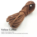 3MM 5M Faux Suede Leather Cord Flat Velvet Beading Thread Cord