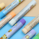 12PCS Small Column Eraser Set Cute Pencil Erasers For Students