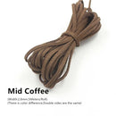 3MM 5M Faux Suede Leather Cord Flat Velvet Beading Thread Cord