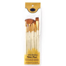 10Pcs Nylon Paint Brushes Set For Acrylic Oil Watercolor Painting