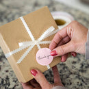 Thank You Stickers Round Envelope Seals For Gifts Party Scrapbooking