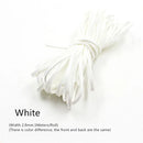 3MM 5M Faux Suede Leather Cord Flat Velvet Beading Thread Cord