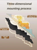 Modern Flower Wall Clock Large Silent Decorative Living Room Clock