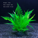 Artificial Aquarium Plants Green Plastic Underwater Fish Tank Decor