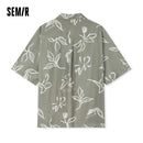 Semir Men's Short Sleeve Shirt Summer Beach Resort Loose Fit