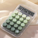 Portable Calculator Large Display Mechanical Keyboard For Students