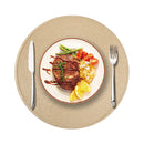 Round Dining Table Placemat 38cm Biodegradable Woven Insulation Mat