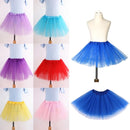 Kids Ballet Skirt Elastic Mesh Tutu Gymnastics Dance Dress