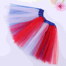 American Flag Tutu Skirt For Girls Patriotic Summer Dress Kids