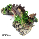 Fish Tank Artificial Bridge Resin Aquarium Landscape Decoration Accessory