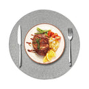 Round Dining Table Placemat 38cm Biodegradable Woven Insulation Mat