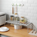 Kitchen Retractable Shelves Cupboard Spice Dish Condiment Storage Racks