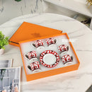 12pcs Espresso Cups Set Ceramic Coffee Tea Cups With Plates And Handles