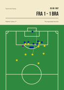 Football Canvas Wall Art Golden Goal Soccer Sports Poster Print