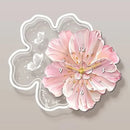 Modern Flower Wall Clock Large Silent Decorative Living Room Clock