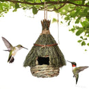Hand Woven Birdhouse Natural Grass Hanging Garden Parrot Cage