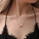 SUMENG Tiny Heart Initial Pendant Necklace Gold Silver Choker