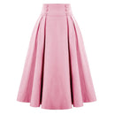 Tulle Skirt Women High Waist Pleated A Line With Pockets