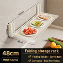 Folding Spice Rack Wide Hanging Kitchen Organizer With Hooks Storage