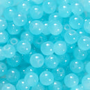 30 50pcs 6mm Glass Round Beads Colorful Spacer For Jewelry Making