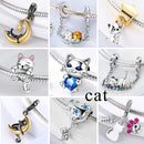 925 Silver Charm Pendant Animal Firefly Butterfly Dragonfly Beads