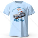 Custom Car Club T-Shirt Embossed Logo 100% Cotton Unisex Tee