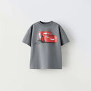 Boys Cartoon T-shirts Summer Short Sleeve Casual Printed Tees