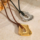 Irregular Pendant Necklace Cord Stylish Women Party Accessories Gift