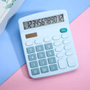 Solar Calculator Dual Power 12 Digit Electronic Office School Tool