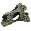 Fish Tank Decor Hollow Log Aquarium Escape Hole Dead Wood Ornament