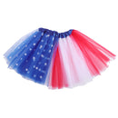 American Flag Tutu Skirt For Girls Patriotic Summer Dress Kids