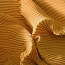 Pleated Fabric Soft Polyester Textile For Wedding Decor Sewing