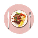 Round Dining Table Placemat 38cm Biodegradable Woven Insulation Mat