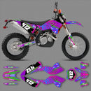 QUEEN X MOTO Motorcycle Graphics MX Stickers For KTM SX SXF EXC XCW