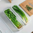 2pcs Transparent Refrigerator Storage Box For Food Preservation