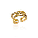 316L Stainless Steel Rings For Women Gold Color Classic Wedding Couple Rings