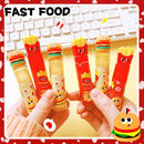 Kawaii Eraser Cute Hamburger Fries Rubber Stationery Gift For Kids
