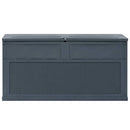 Garden Storage Box 320L Large Outdoor Storage Chest Black Grey Anthracite