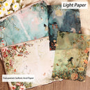 DIY Scrapbook Decoration Paper Set With Fantasy Forest Papers Stickers