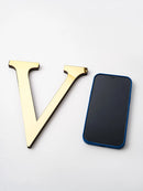 Golden Mirror Acrylic Wall Sticker Large 20cm DIY English Letters Decor