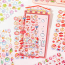 3D Embossed Stickers Cute Scrapbooking DIY Journaling Craft Supplies