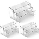 Acrylic Display Stand U Shape Transparent Counter Rack For Cosmetics