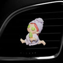 Car Vent Aromatherapy Clip Cute Cartoon Ice Cream Girl Design