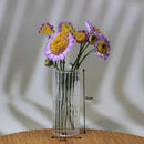 Dollhouse Miniatures Glass Vase Small Flower Pot Home Decoration