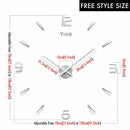 MCDFL Luxury 3D Wall Clock For Living Room Kitchen Bedroom Decor